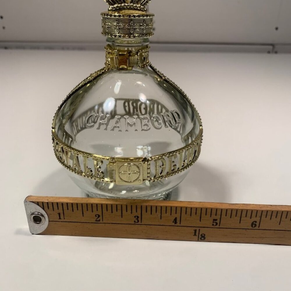 Chambord Royale Deluxe Crown Bottle – Empty – Bar Cart Decor - Picture 8 of 8